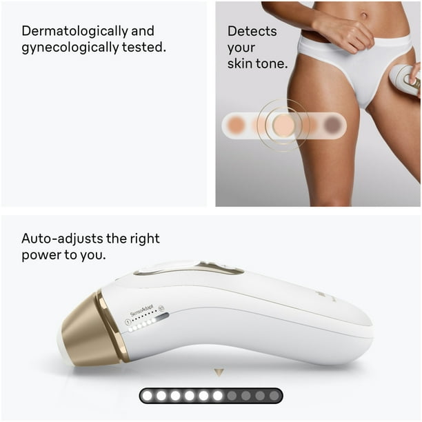Braun Pro5 IPL Hair Removal Device, Laser Facial Hair Remover