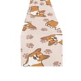 thumbnail image 3 of MKHERT Cute Corgi Dog Table Runner for Kitchen Wedding Party Home Decor 16x72 inch, 3 of 4