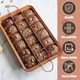 thumbnail image 5 of Baking Grid Carbon Steel Brownie Pan with Dividers, Nonstick Rectangular Baking Tool for Pre-Sliced Brownies, Send Goods from Local Warehouse​​, 5 of 7