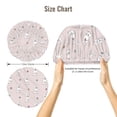 thumbnail image 2 of Abstract Cute Poodle Dog Pink Silk Bonnet for Sleeping Women Men, Adjustable Elastic Satin Bonnet Bonnet for Sleeping, Soft Similar Silk Curly Cuteness Hair Bonnet for Sleeping, 2 of 7