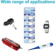 HQRP 5Pack Coin Lithium Battery for Vicks ComfortFlex, SpeedRead V912F