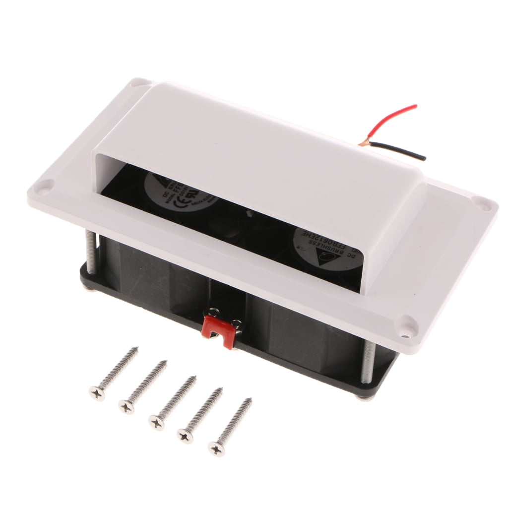 Ventilateur D'extraction 12 V, RV Ventilateur Latéral 12 V Grille de