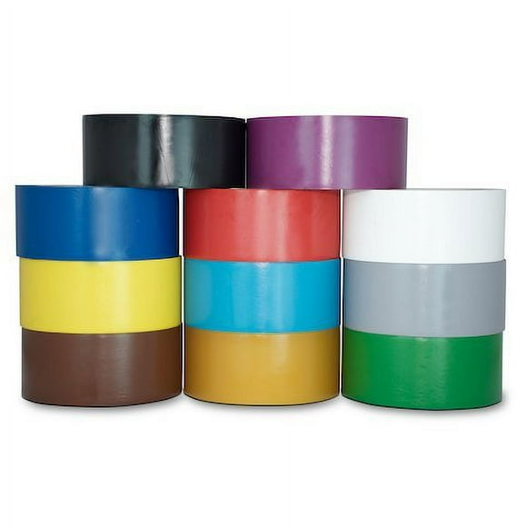 T.R.U. CVT-536 Vinyle Arc-en-Ciel Bande de Piste de Danse: 4 Po de Large x 36 M. Plusieurs Couleurs