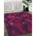thumbnail image 3 of Ahgly Company Machine Washable Indoor Rectangle Transitional Medium Violet Red Pink Area Rugs, 2' x 4', 3 of 7