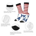 thumbnail image 4 of Balery Thank You Veterans Calcetas Largas con Estampado para Hombre y Mujer – Suaves y Transpirables, Talla Única (US 5-11), 4 of 6