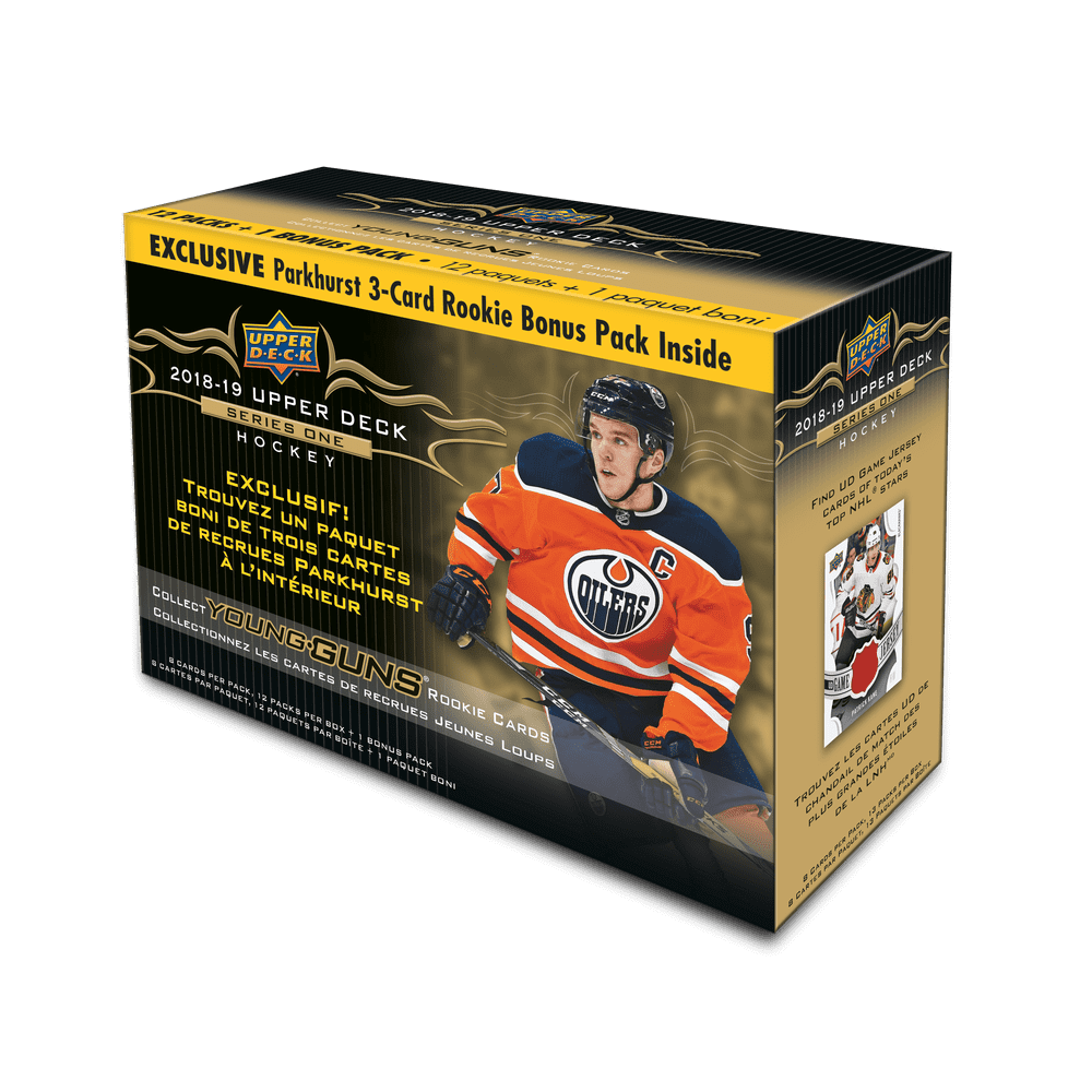 201819 UPPER DECK NHL SERIES 1 HOCKEY TRADING CARDS MEGA BOX Walmart