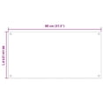 thumbnail image 4 of vidaXL Dosserets de Cuisine 2 Pcs Transparents 80x60 cm Verre Trempé, 4 of 5