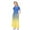 Girls Dresses Yellow, variant on Girls Maxi Dresses with Pockets 4-14Y Teens Kids Trendy Short Sleeve Crew Neck High Waisted Gradient Printed Pleated Going-Out A-Line Dress