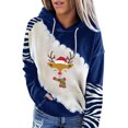 thumbnail image 4 of Sudaderas Con Gráficos Navideños Para Mujer Moda Casual Impreso Blusa de Manga Larga Sudadera Con Capucha Tops Odeerbi ODB198200, 4 of 5