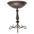 thumbnail image 2 of SAFAVIEH Orian Solid Rustic Outdoor Patio Bird Bath, Rustic Brown, 2 of 8