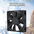 thumbnail image 4 of Ccdes T angxi Ventilador de enfriamiento para PC PWM, DC12V 0.8A 4Pin 3000RPM Ventilador de enfriamiento de Cuchillas de plástico con Control automático de Velocidad PWM para PC/Sever/Miner, 4 of 8