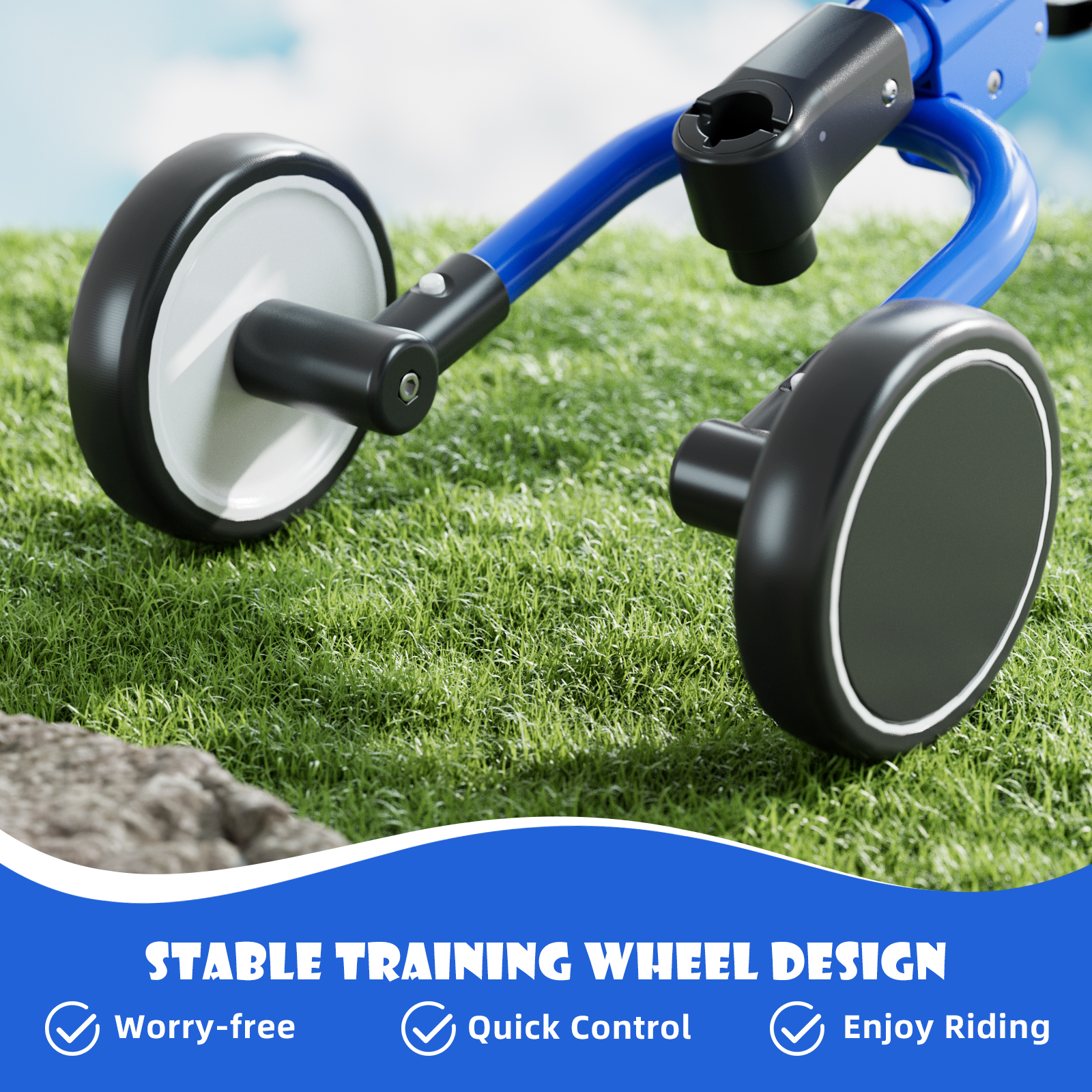 Korimefa 5-in-1 Toddler Tricycle with Parent Push Handle photo 8