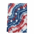 thumbnail image 2 of American Flag Tie-dye Kitchen Towels Set of 1, Blue Red Ombre Abstract Art Absorbent Dish Towels for Kitchen, Microfiber Hand Towel, Quick Drying Tea Towel for Cleaning Decorative Dishcloths, 2 of 7