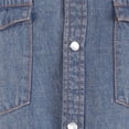 thumbnail image 4 of Kariban Mens Long Sleeve Casual Denim Shirt, 4 of 4