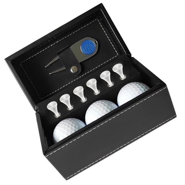 Eigraketly Accesorios de Golf caja de regalo impermeable pelota de Golf Tee titular profesional práctico ligero Golf sombrero Clip pelota de Golf para Golf Eigraketly OD014228-00