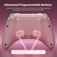 thumbnail image 5 of Pink RGB Gaming Headset and Upgraded Switch Pro Controller for Nintendo Switch/PC/IOS/Android/Steam with Hall Effect Joysticks Triggers Pink, 5 of 9