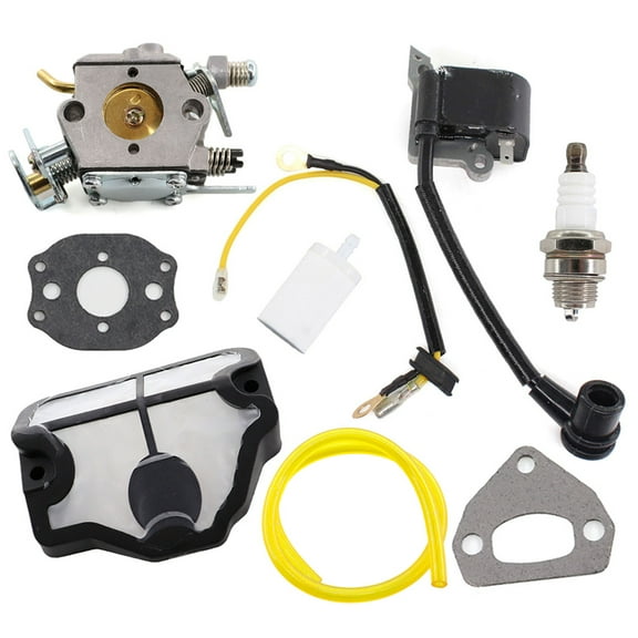 Carburetor Ignition Coil Air Filter for Poulan PP295 PP310 PP315 PP4620AV PP4620AVHD PP4620AVL PP4620AVX Chainsaw