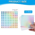thumbnail image 2 of Uxcell Reflective Round Small Number Stickers, Self Adhesive Laser Consecutive Numbered Stickers Numbers 15, 2 of 7