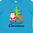 thumbnail image 4 of Inktastic My 2nd Christmas with Santa Reindeer and Tree Boys or Girls Toddler T-Shirt, 4 of 5