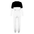 thumbnail image 5 of Xunlbb Lounge Sets for Women,Women Loose Two-piece Sets Solid Long Sleeve Tops Casual Pants Sweatsuit on Clearance,Size S-5XL, 5 of 6