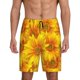 thumbnail image 1 of Balery 3D Sunflowers Pantalones cortos de pijama de punto de algodón para hombre con cinturilla y bolsillos-Small, 1 of 6