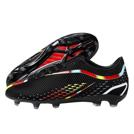 FULORIS Low Top Football Shoes for Teenager Men Soccer Trainers Cleats Shoes
