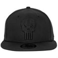 thumbnail image 2 of Punisher Logo Black on Black New Era 59Fifty Fitted Hat-7 7/8 Fitted, 2 of 6