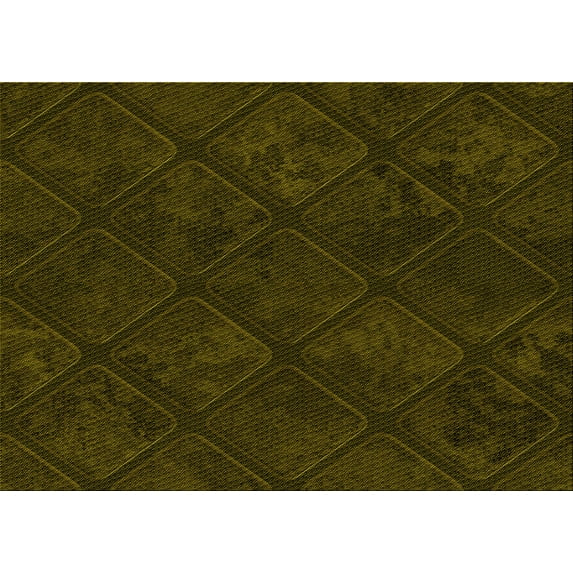 Ahgly Company Machine Washable Indoor Rectangle Transitional Dark Bronze Brown Area Rugs, 2' x 3'