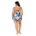 thumbnail image 5 of Women's Plus Riviera Floral Swim Dress With Skirted Bottom, 5 of 5