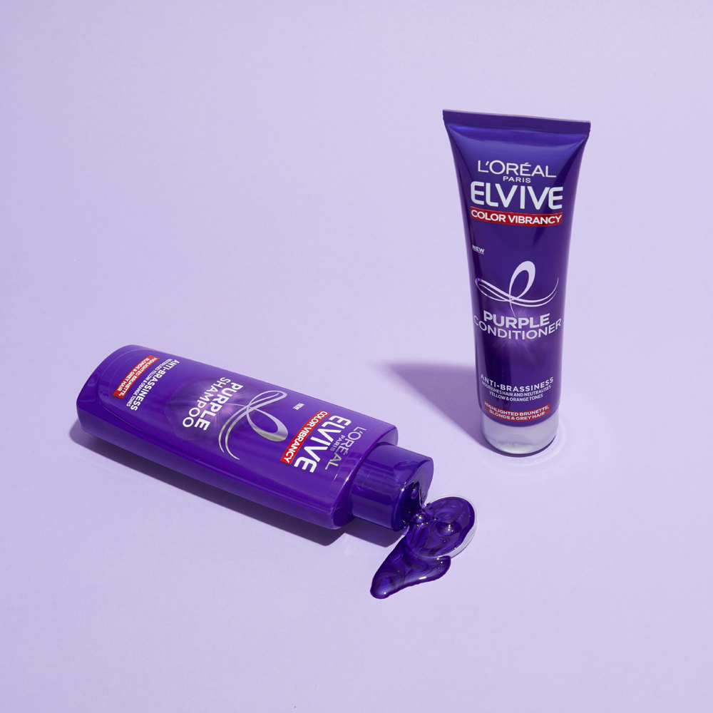 L'Oreal Paris Elvive Color Vibrancy Nourishing Purple Shampoo, 6.7 fl oz - image 5 of 12