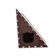 thumbnail image 3 of Rascador para gatos, protección para muebles, casita para gatos triangular vertical de fieltro. Marrón y blanco, 3 of 9
