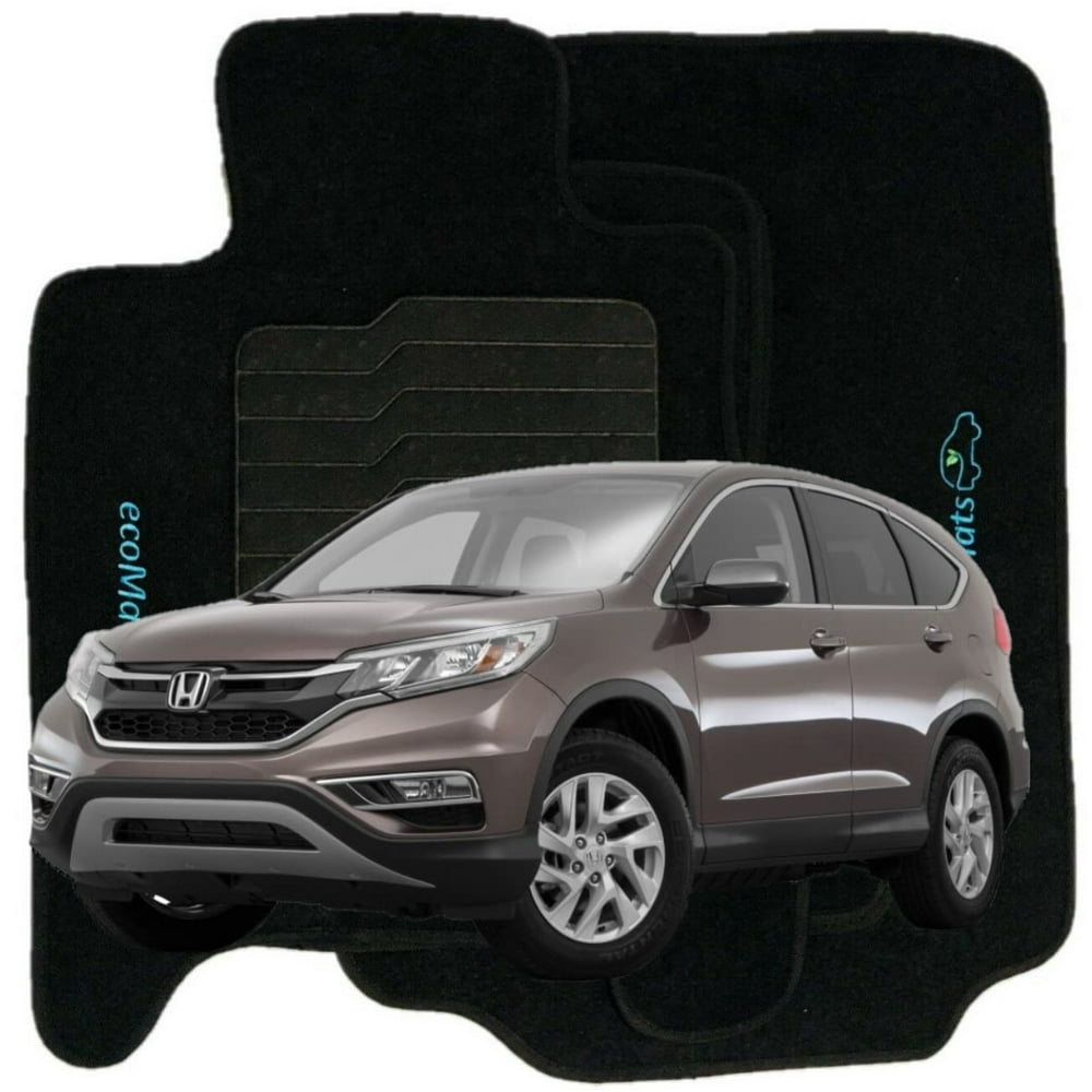 Custom Fit Carpet Floor Mats for 2012 2014 2015 2016 Honda CRV with Anti Slip Heel Pad