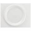 Boardwalk Non-Laminated Foam Dinnerware, 3-Compartment, 10-1/4" Dia., White, 540/Carton - 1025UNLAM3C