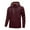 Wine, variant on ShomPort Men's Long Sleeve Quarter Zip Sweatshirt Drawstring Plaid Lining Loose Shirts Plain Sports Fall Winter Hoodies