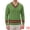 Green, variant on Men's Fall Cable V Neck Slim Fit Long Sleeve Pullover Knit Sweater M Navy Blue