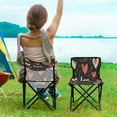 thumbnail image 5 of BZSMCE Camping Chairs Modern Love Struck Pattern Folding chair, 5 of 8