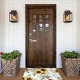 thumbnail image 6 of Daiia Sunflowers Leaves And Birds Front Door Mat, Heavy Duty Durable Welcome Mat for Outdoor Indoor, Dirt Trapper Waterproof Super Absorbent Door Mat, 16" x 24", 6 of 9