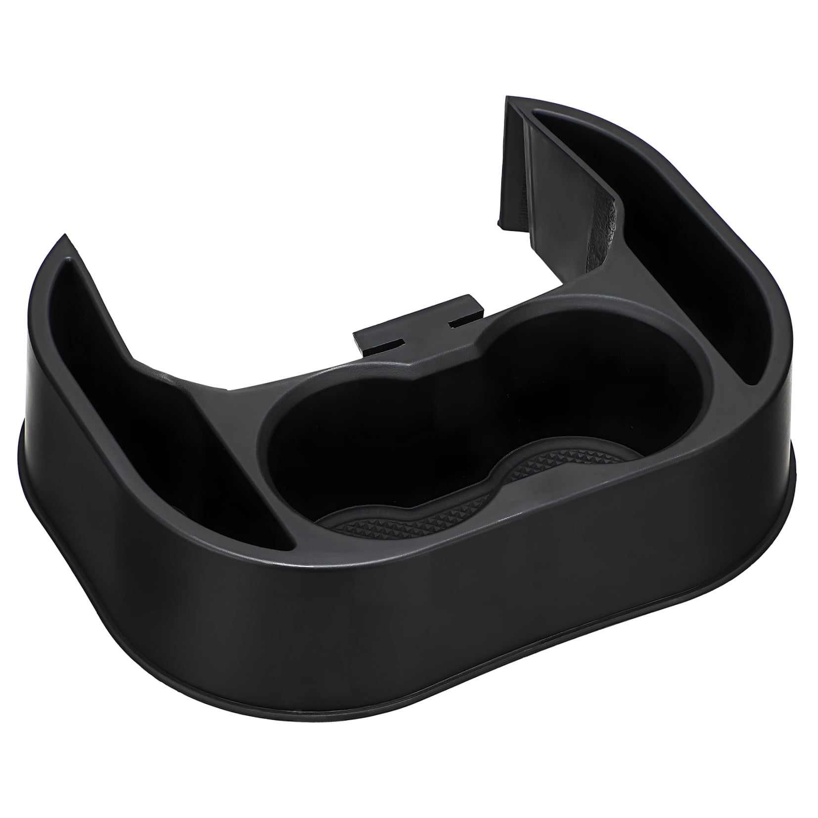 LULULION Car Cup Holder Backseat Black Plastic Large Capacity Storage Organizer for Car Interior