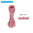 thumbnail image 2 of Uxcell 5.5 Yards x 3mm Faux Suede Leather Cord String for Bracelet Necklace Beading, Pink, 2 of 6