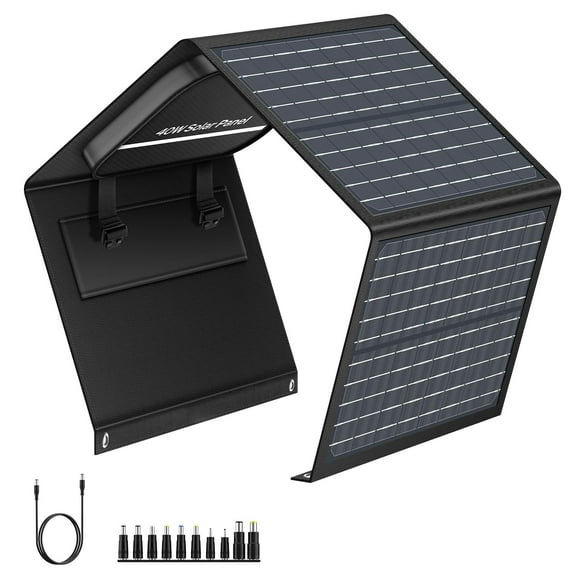 Cargador de panel solar portátil SinkEU 40W para central eléctrica
