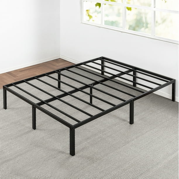 Mellow 14" (H) Metal Platform Bed Frame with HeavyDuty Steel Slats