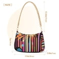 thumbnail image 3 of FORMRS Womens Shoulder Bag with Chain Strap Clutch Purse Cute Tote Handbag, Futuristic Sun, 3 of 7