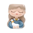 thumbnail image 3 of koolsoo Fairy Girl Planter Pot Display Garden Decor for Windowsill Patio Living Room Swan, 3 of 9