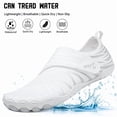 thumbnail image 2 of CHICVOMEY Mens Non-Slip Velcro Water Shoes Couple Quick-Dry Breathable Barefoot Shoes womens Lightweight Flexible Sport Shoes for Fishing Aqua Pool Snorkeling, 2 of 9