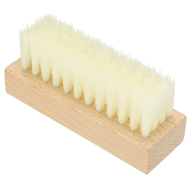Cepillo Limpiador de Zapatos Uxcell, Dauber de Pulido Cuadrado de Mano para Botas de Cuero, Tela, Lona, Zapatillas, Blanco