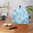 thumbnail image 4 of HELLHERO Teapot Dust Cover Blue Floral Print Polyester Canvas Keep Warm for Housewife, 4 of 8