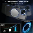 thumbnail image 5 of VENINGO Magnetic Phone Case for iPhone 13 & iPhone 14 Compatible with Mag-safe,Translucent Matte Shockproof Scratch Resistant Phone Case，Blue, 5 of 9