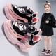 thumbnail image 2 of Zapatos deportivos para niños, zapatos para niñas, novedad de primavera y otoño 2024, zapatos de cuero para niñas medianas y grandes, zapatos para papá, 2 of 5