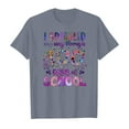 thumbnail image 4 of LUOGENLI T-Shirt pour Filles Mode Décontractée Imprimé Col Rond Manches Courtes T-Shirt Haut pour Filles 2025 Invité de Mariage Gris 8-9 Ans, 4 of 4