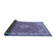 thumbnail image 2 of Ahgly Company Indoor Round Medallion Blue Traditional Area Rugs, 8' Round, 2 of 4